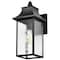 Nuvo Austen Outdoor Large Wall Lantern 1 Light Matte Black Finish 60/5998 - alternate 7